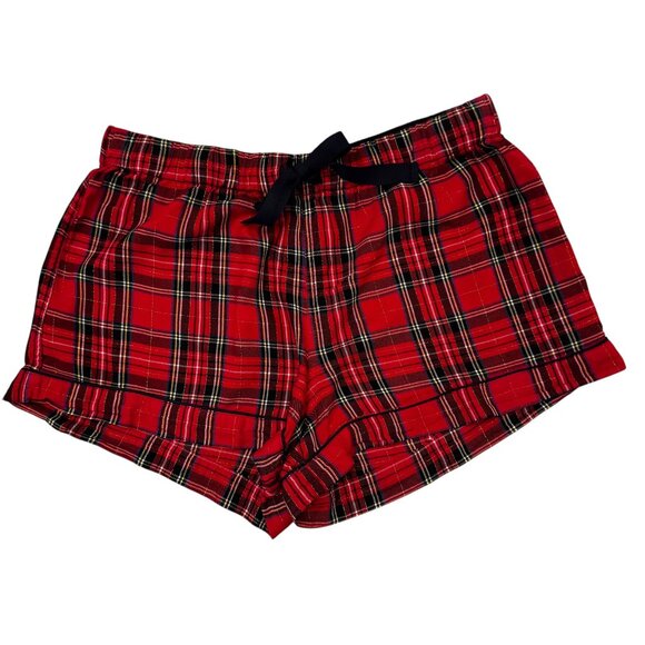 J. Crew Good Tidings Holiday Red Plaid Pajama Set Size Medium - Picture 5 of 11